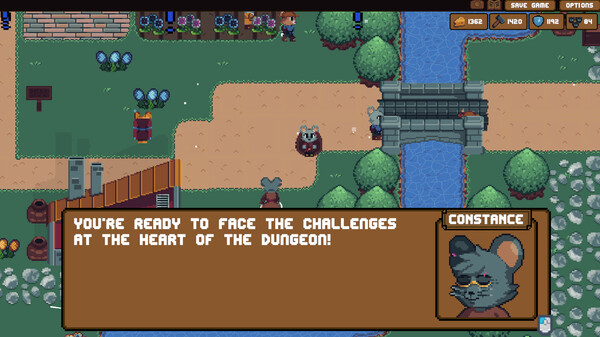 Screenshot from Backpack Hero game