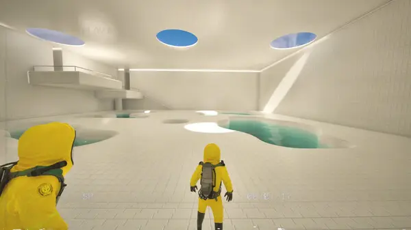 Screenshot from Backrooms Media game
