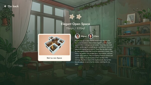 Screenshot from Small Spaces game