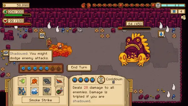 Screenshot from Seeds of Calamity game